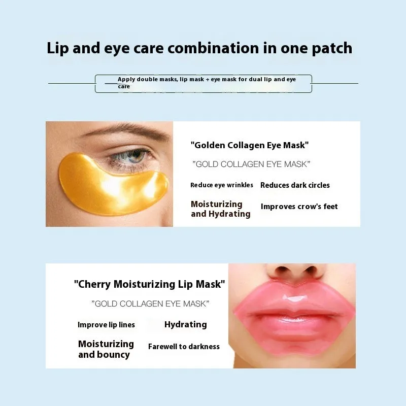 Lip balm and eye mask combination 20g standard size for moisturising and nourishing