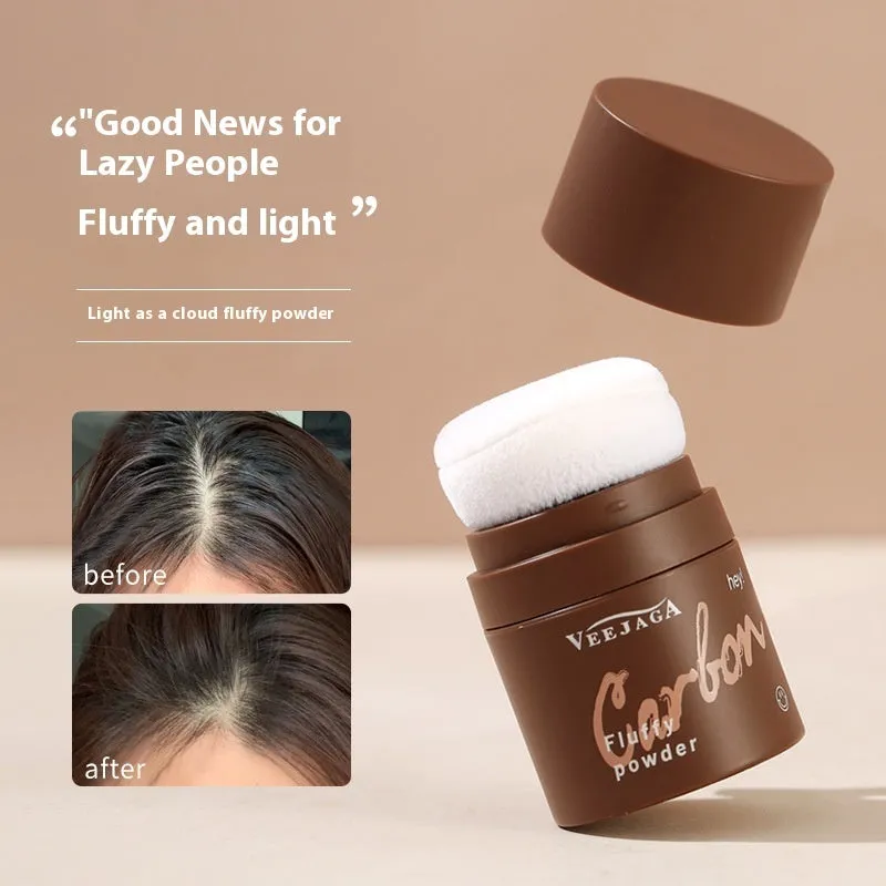 Oil control booster mattifying powder for hairline and bangs in a compact.