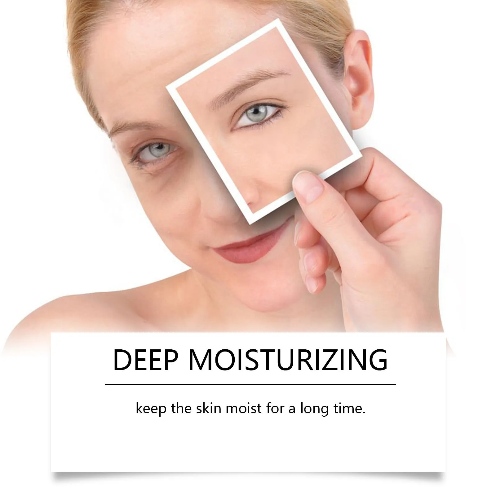 Moisturising eye and neck cream 10ml in ten single-use 1ml sachets with hyaluronic acid
