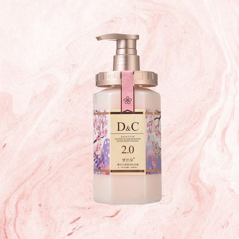 Sakura Blossom shampoo, hair mask, and shower gel set with three 500ml bottles.