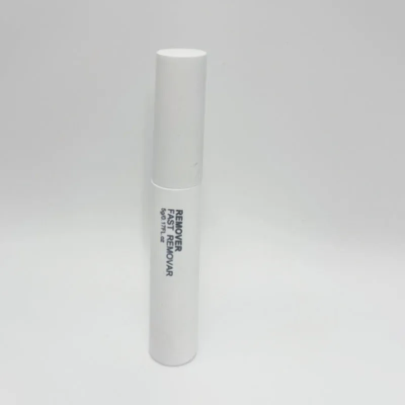 Quick-drying super-adhesive grafting eyelash glue in black and pink with double-headed applicator