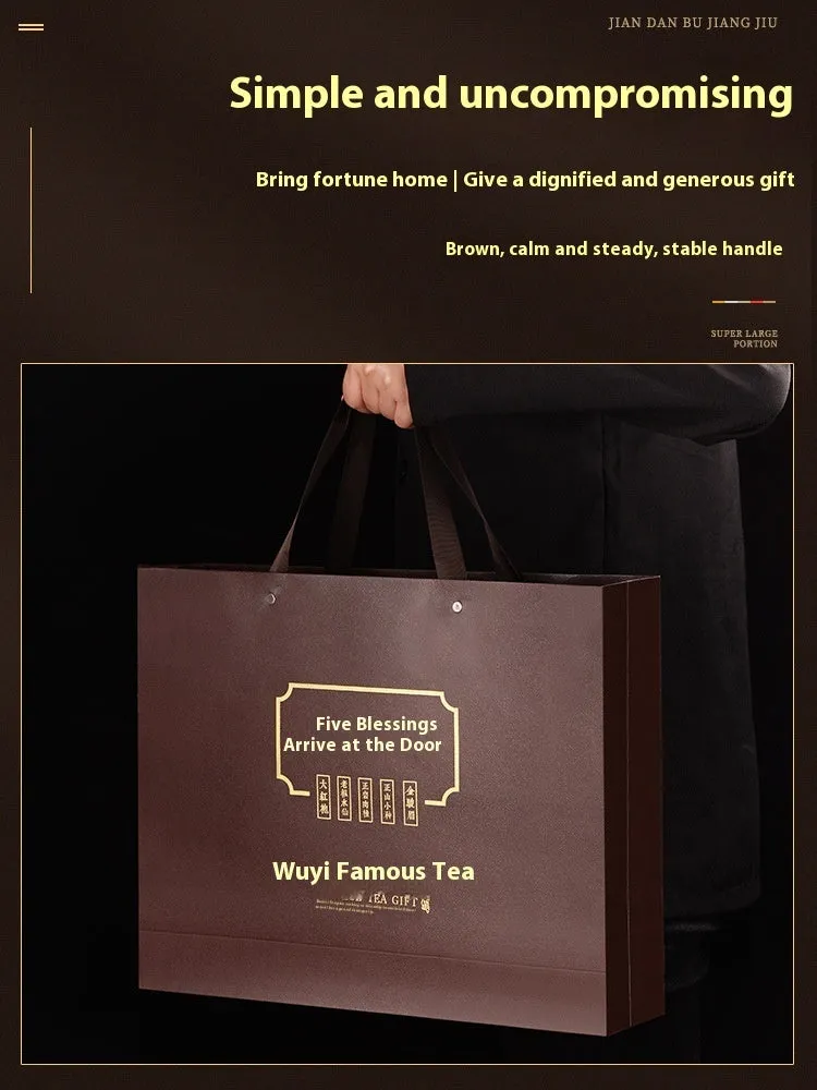 Fragrant Lapsang Souchong Red Tea Gift Box with five combination and White Peony 500g