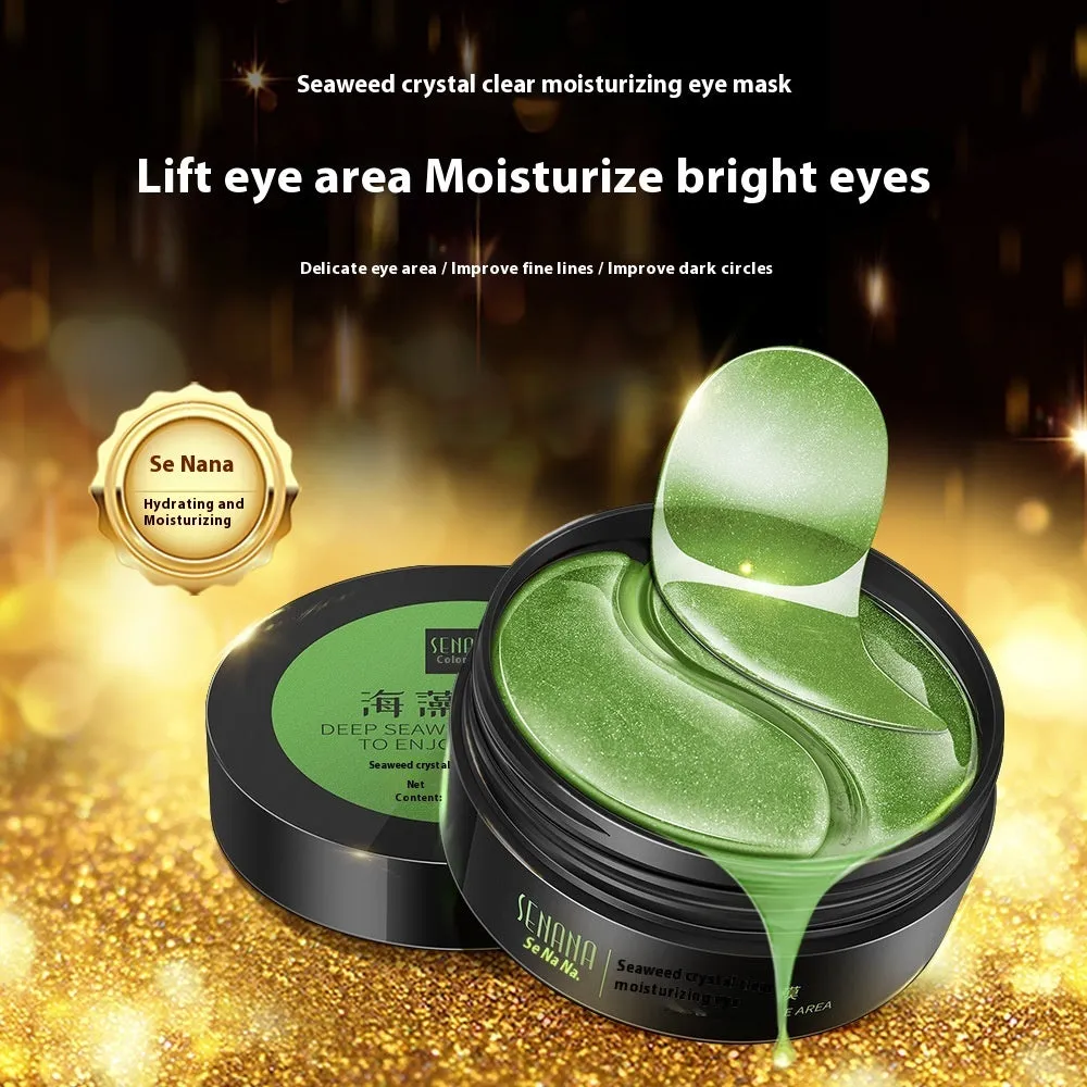 Gold seaweed eye mask 80g 60 stickers 30 pairs universal skin type tender smooth moist