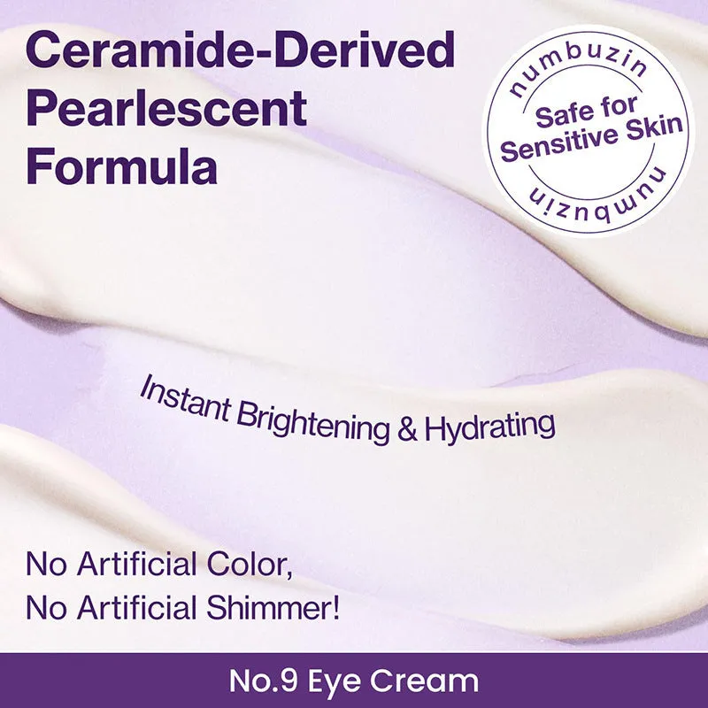 No9 Eye Cream 10ml in a standard container for dark circle improvement, general skin type