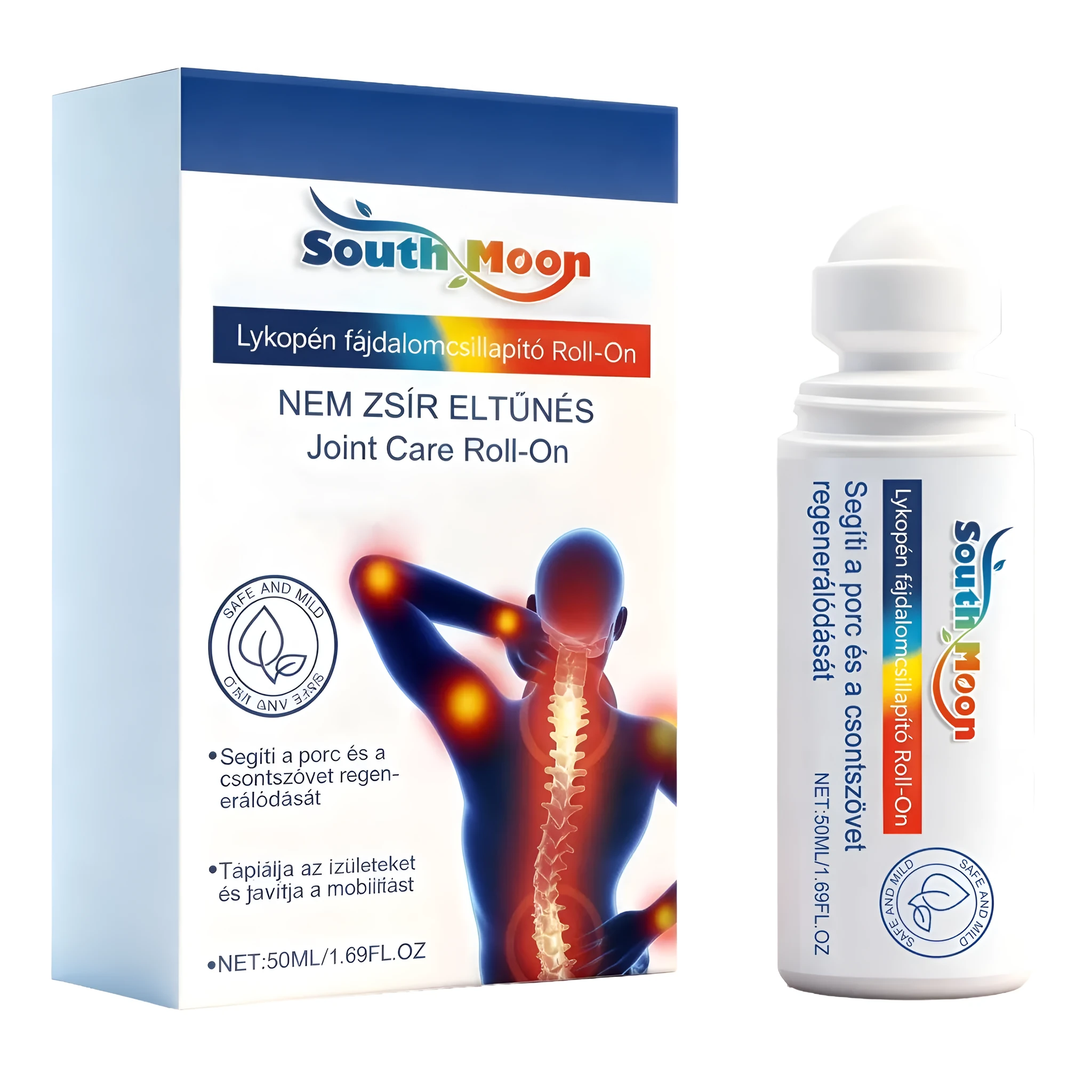 Joint Care Ball Fluid 50ml bottle with vitamin E ginger root oil and lycopene for topical joint support