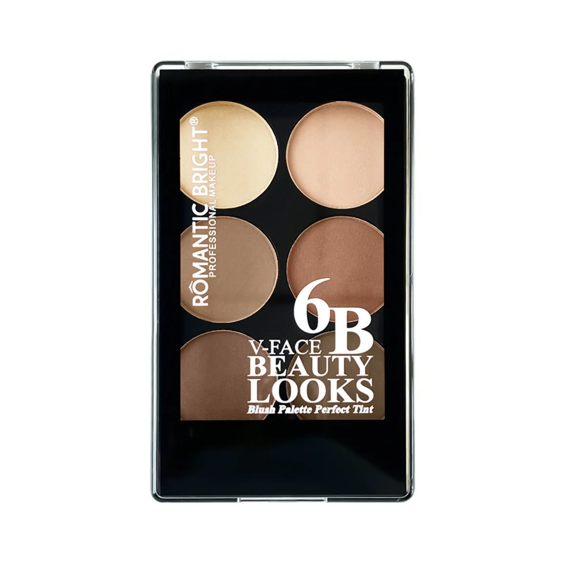 Matte brightening base contour compact 16.8g with eye shadow plate in F583 colour box for women