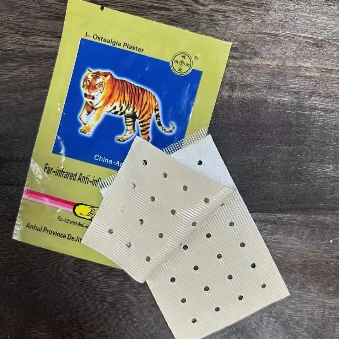 Bone pain relieving patch 7cm x 10cm white cloth punching for shoulder neck waist leg health care