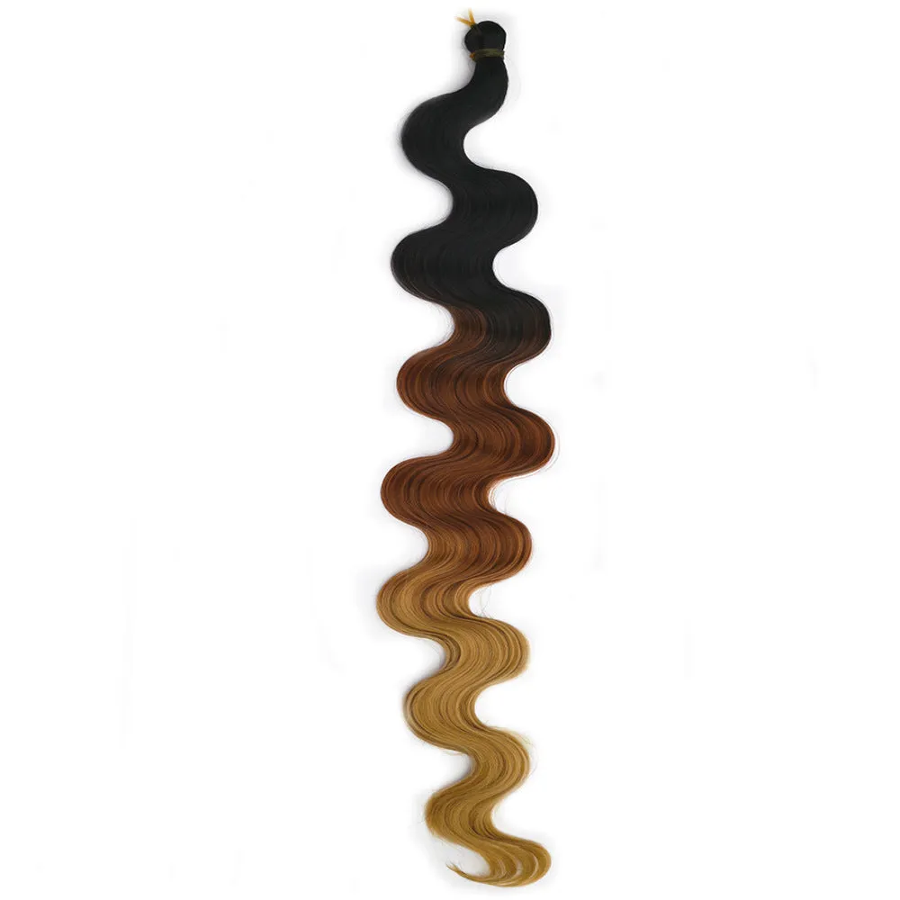Wine red long synthetic wig with big curly waves and braided texture, 24 inches long.