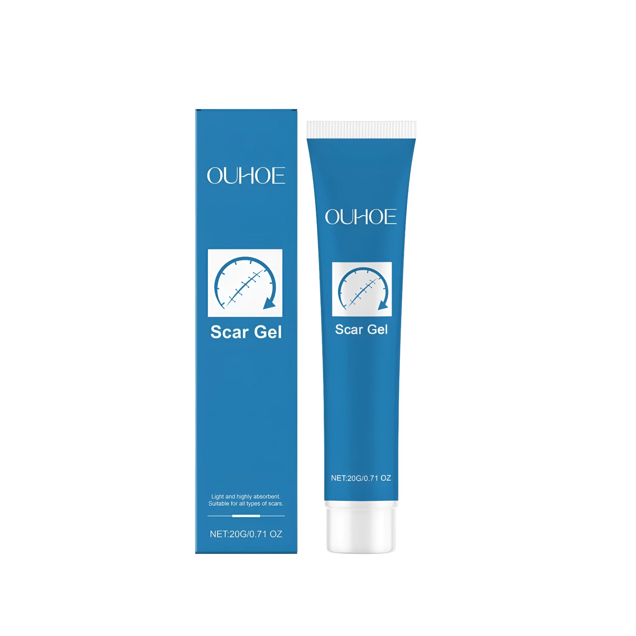 20g tube of skin repair gel featuring Centella asiatica, panthenol, and vitamin E