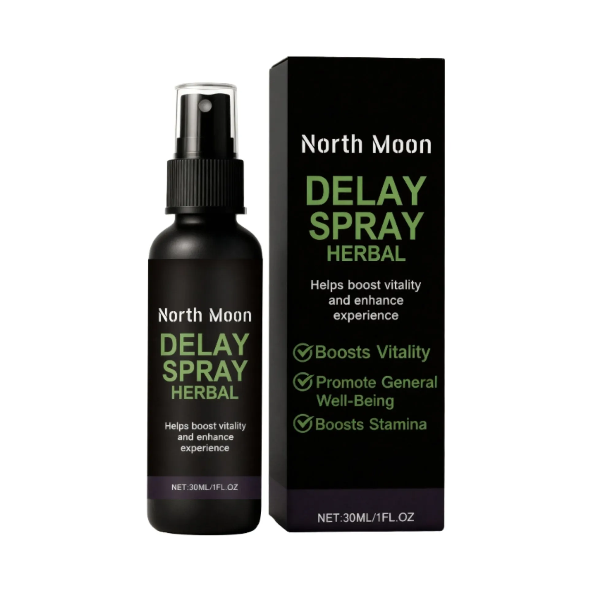 Herbal care spray 30ml bottle with ginger extract and glycerin for skin nourishment