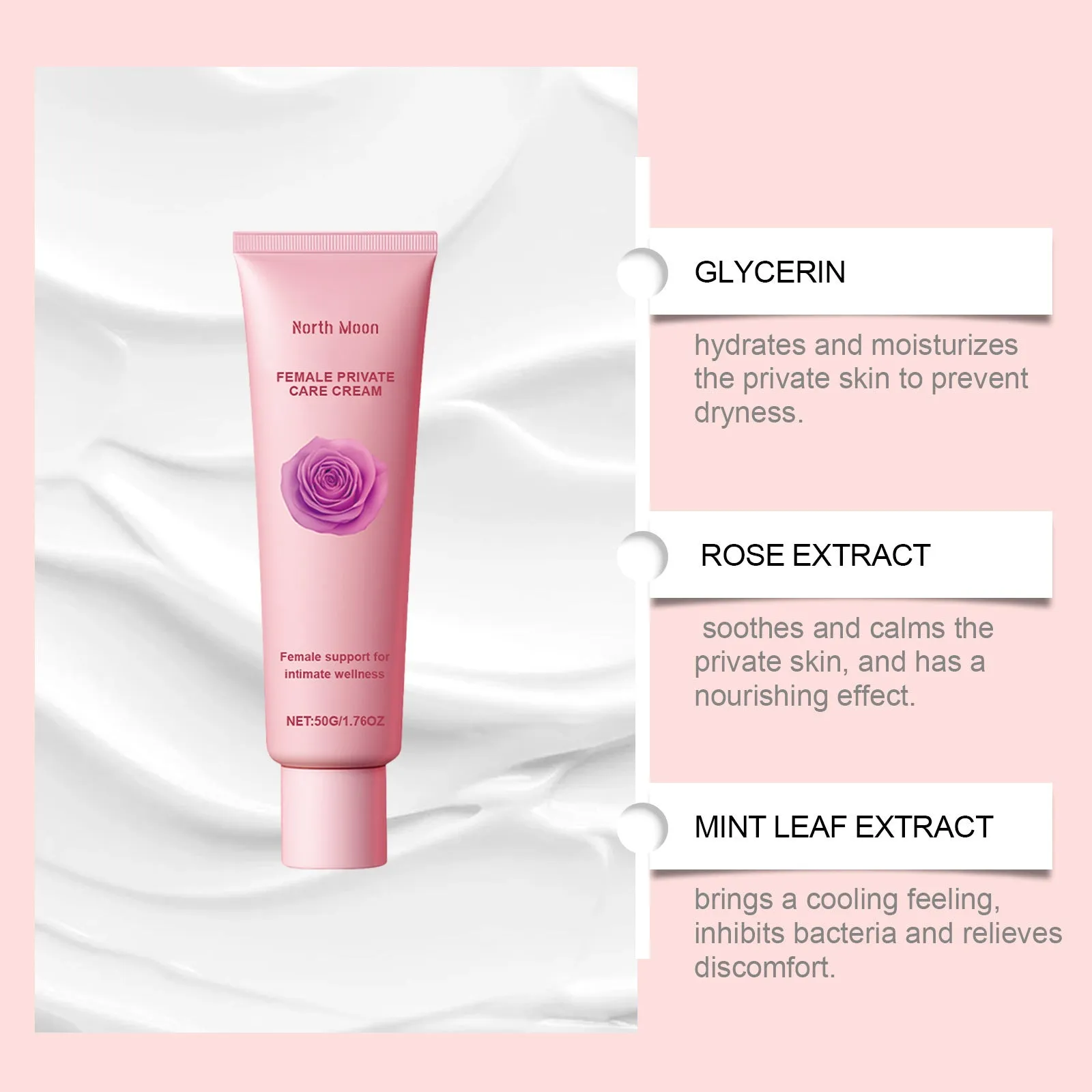 Gentle Care Relieve Dry and Tender Skin Daily Moisturising Cream 50g tube with botanical extracts