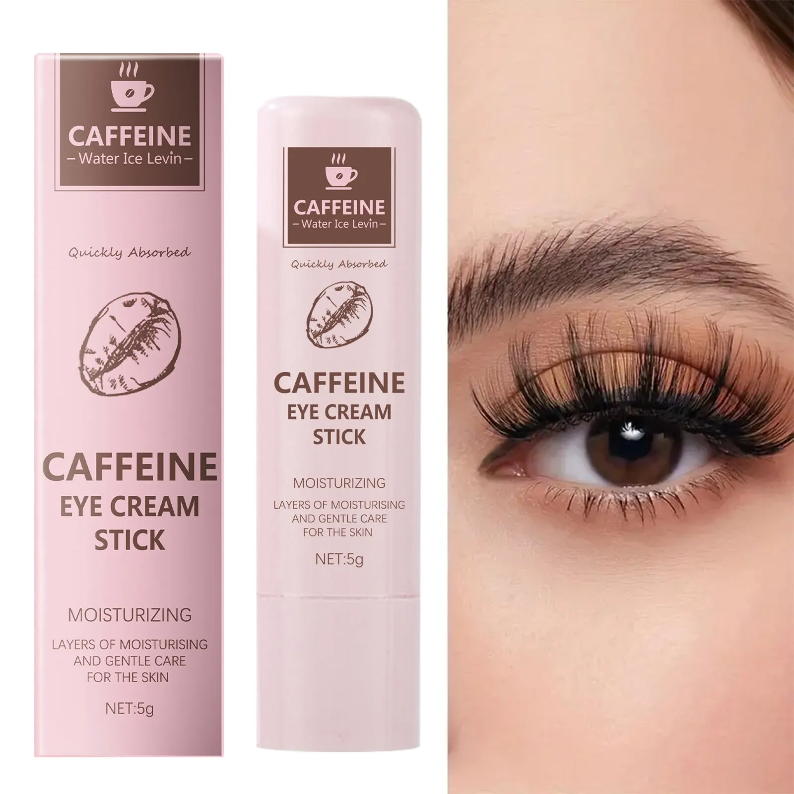 5g caffeine eye cream for reducing fine lines and dry lines in standard specification