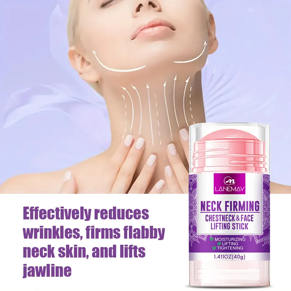 40g jar of anti-wrinkle neck firming cream with brightening and moisturising benefits for daily use