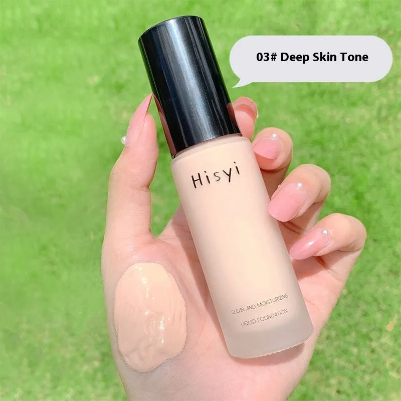Lightweight liquid foundation BB cream 30ml in Ivory White, Natural Color, and Deep Flesh Color