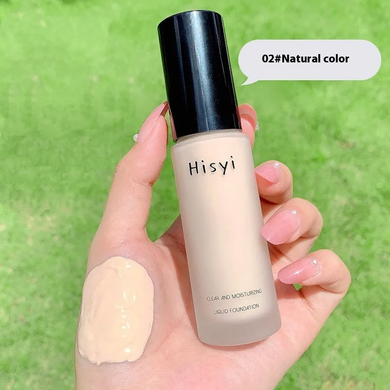 Lightweight liquid foundation BB cream 30ml in Ivory White, Natural Color, and Deep Flesh Color