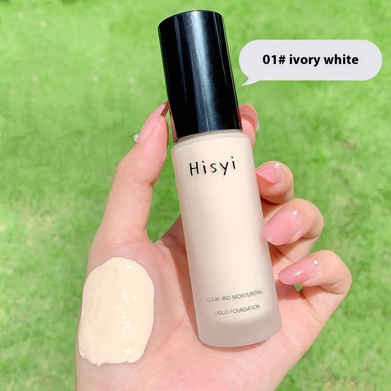Lightweight liquid foundation BB cream 30ml in Ivory White, Natural Color, and Deep Flesh Color
