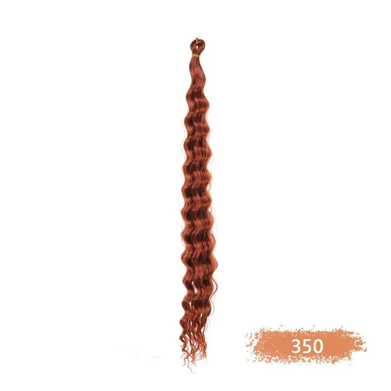 Synthetic domestic silk curly twist braid dreadlocks ponytail wig for ladies