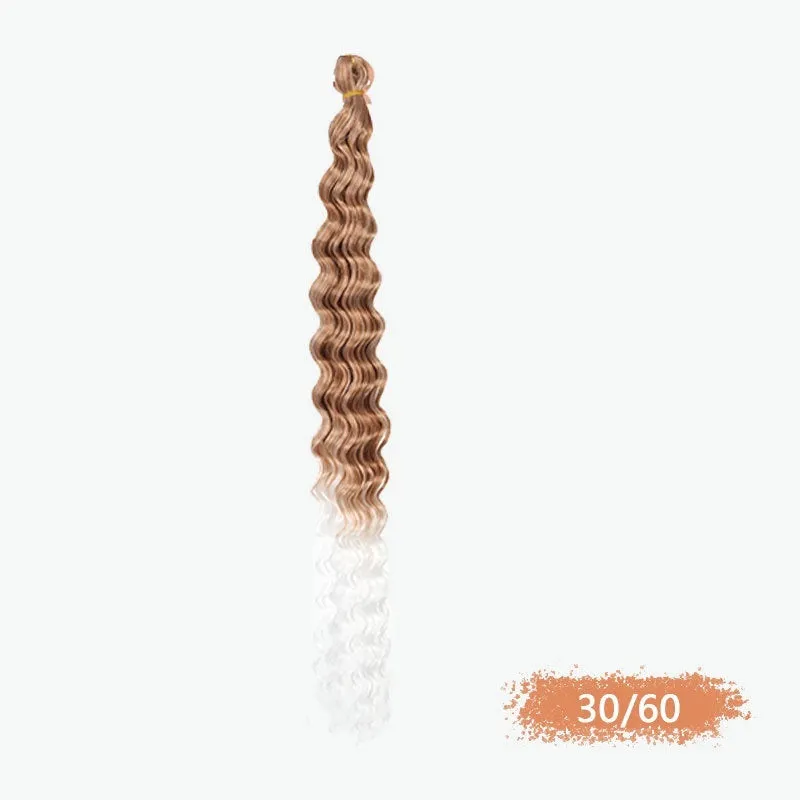 Synthetic domestic silk curly twist braid dreadlocks ponytail wig for ladies