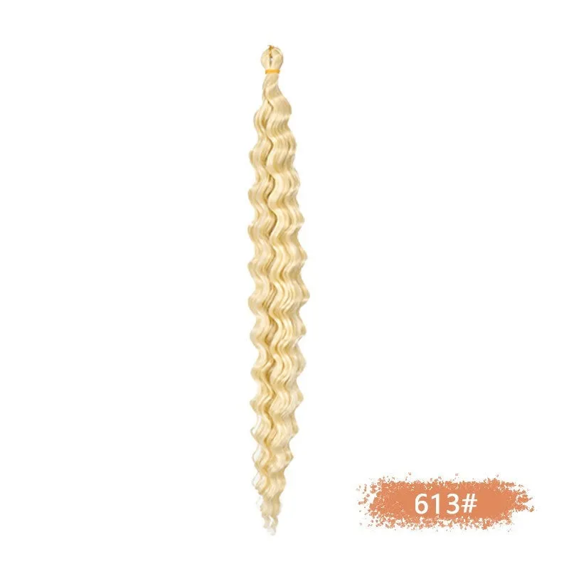Synthetic domestic silk curly twist braid dreadlocks ponytail wig for ladies