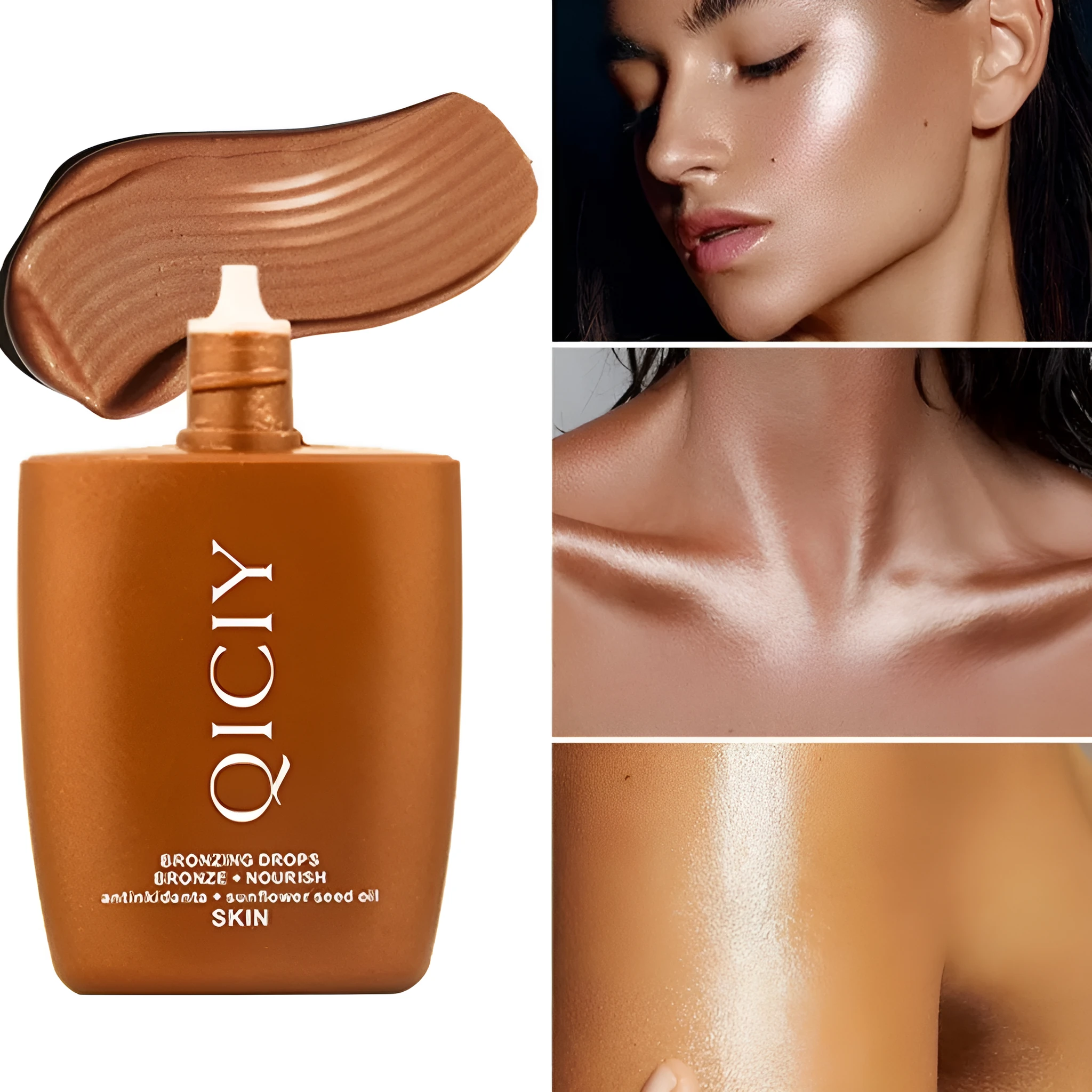 30ML face and body contour liquid bottle for brightening and natural three-dimensional effects
