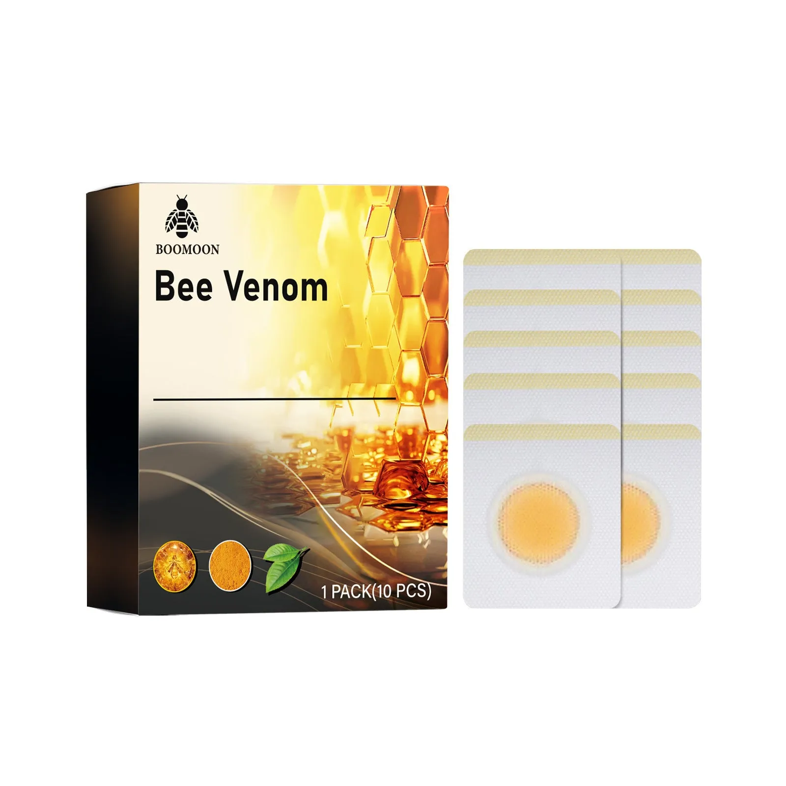 Bee Body Care Patch Firming Body Shaping Paste body care kit with 10 shaping stickers in colour 10PCs
