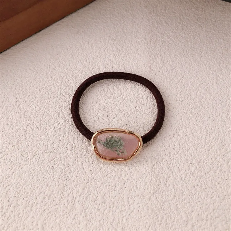 Forehead fringe headdress alloy metal hairpin female pink heart shaped barrette