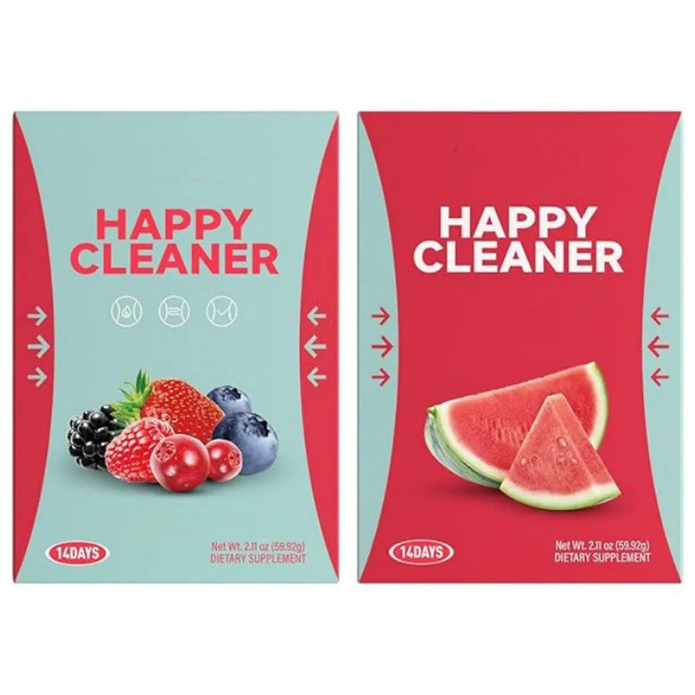 Single pack of Watermelon Electrolytic Powder HAPPY CLEANER hydration supplement for adults