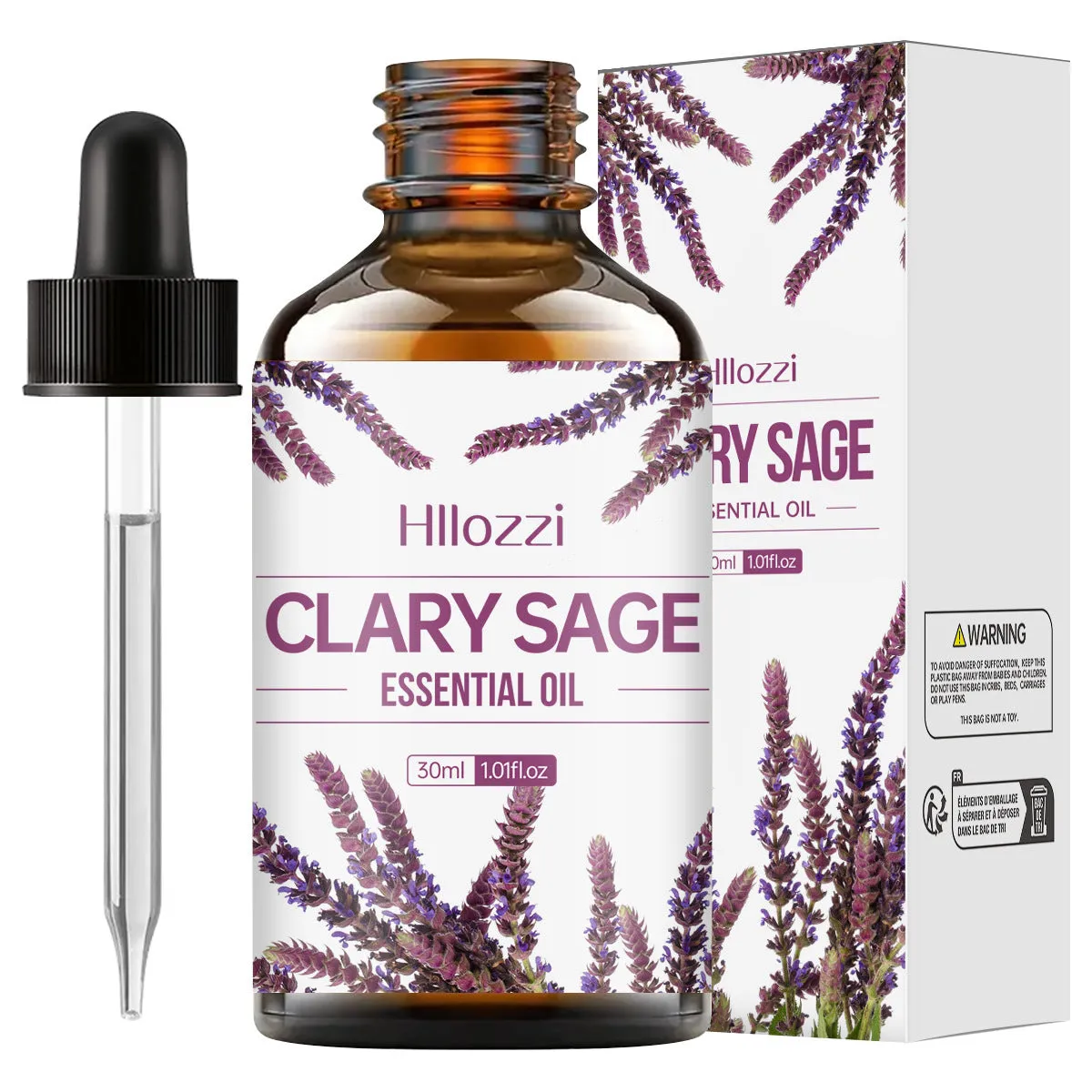 Lavender body massage oil in 30ml bottle with moisturising and nourishing formula for all skin types