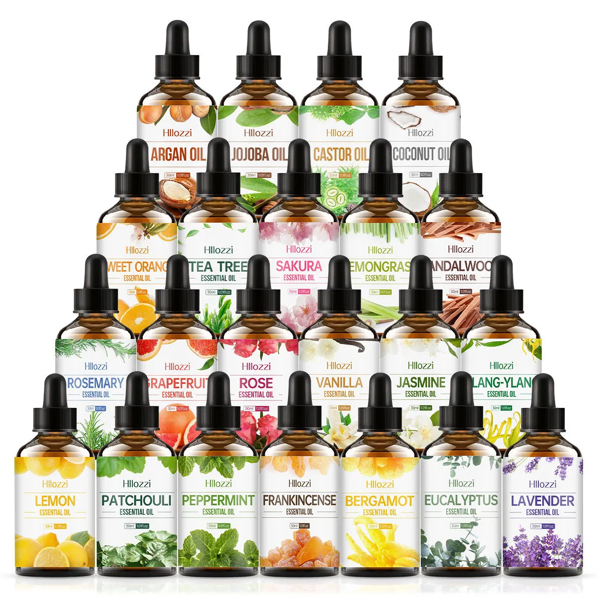Lavender body massage oil in 30ml bottle with moisturising and nourishing formula for all skin types