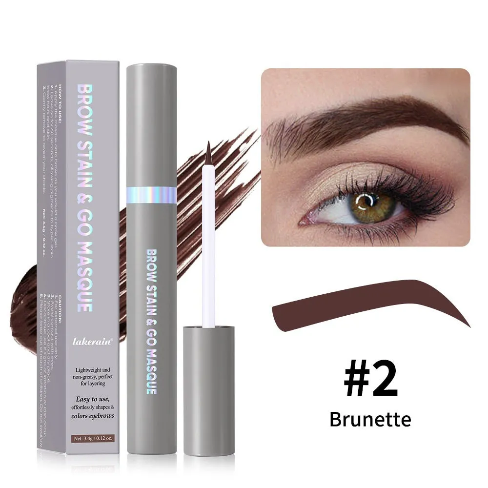 Tear and pull eyebrow gel cream in three shades: blonde, brunette, dark brunette, 3.4g tube
