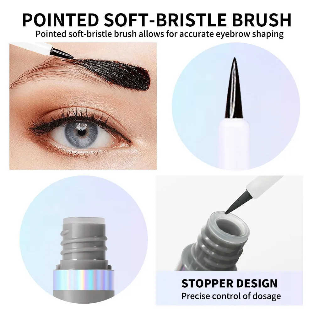 Tear and pull eyebrow gel cream in three shades: blonde, brunette, dark brunette, 3.4g tube