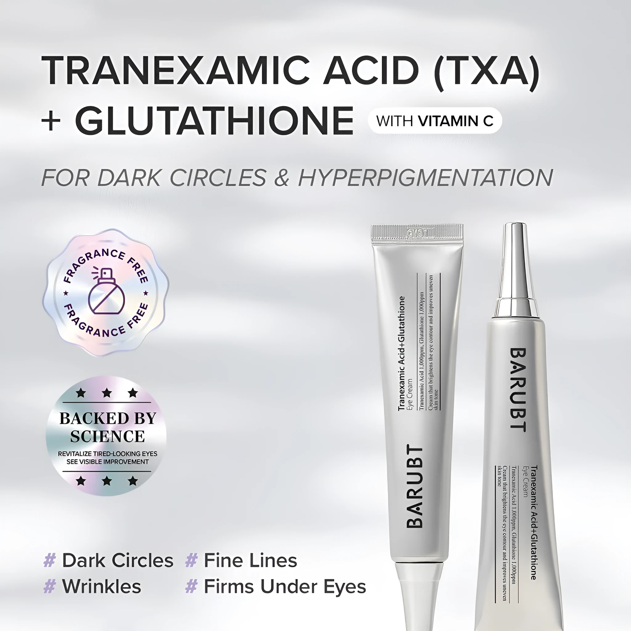Moisturising and blackening eye neck cream 30ml standard specifications for dark circles