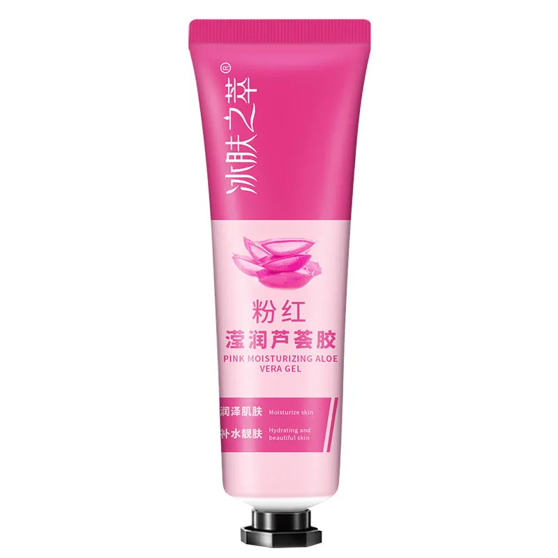 Refreshing moisturising aloe vera gel 30g tube clear and smooth emulsion for all skin types