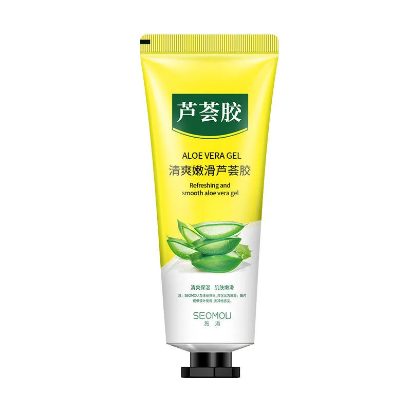 Refreshing moisturising aloe vera gel 30g tube clear and smooth emulsion for all skin types