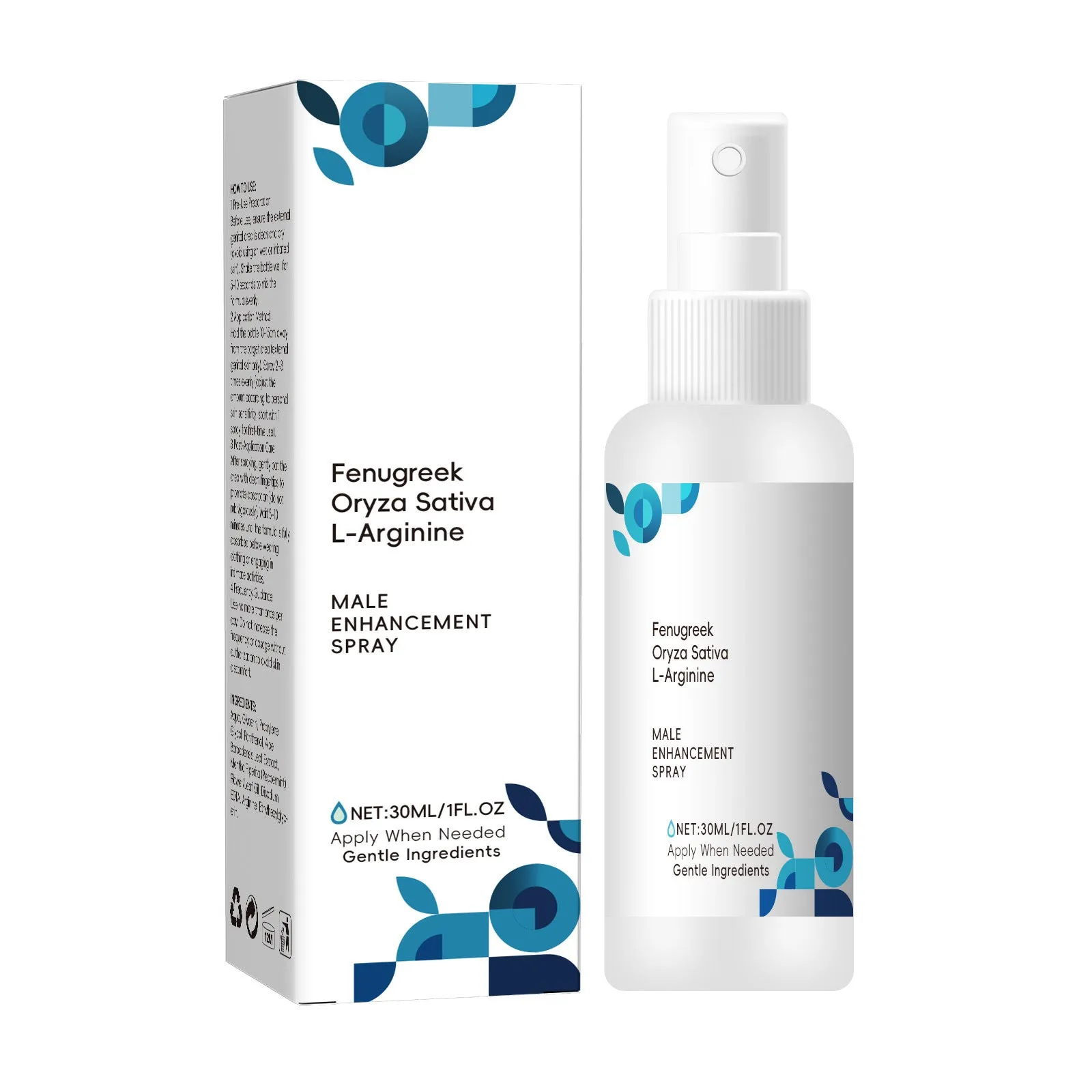 Male Enhanced Spray 30ml bottle with mild aroma standard specification