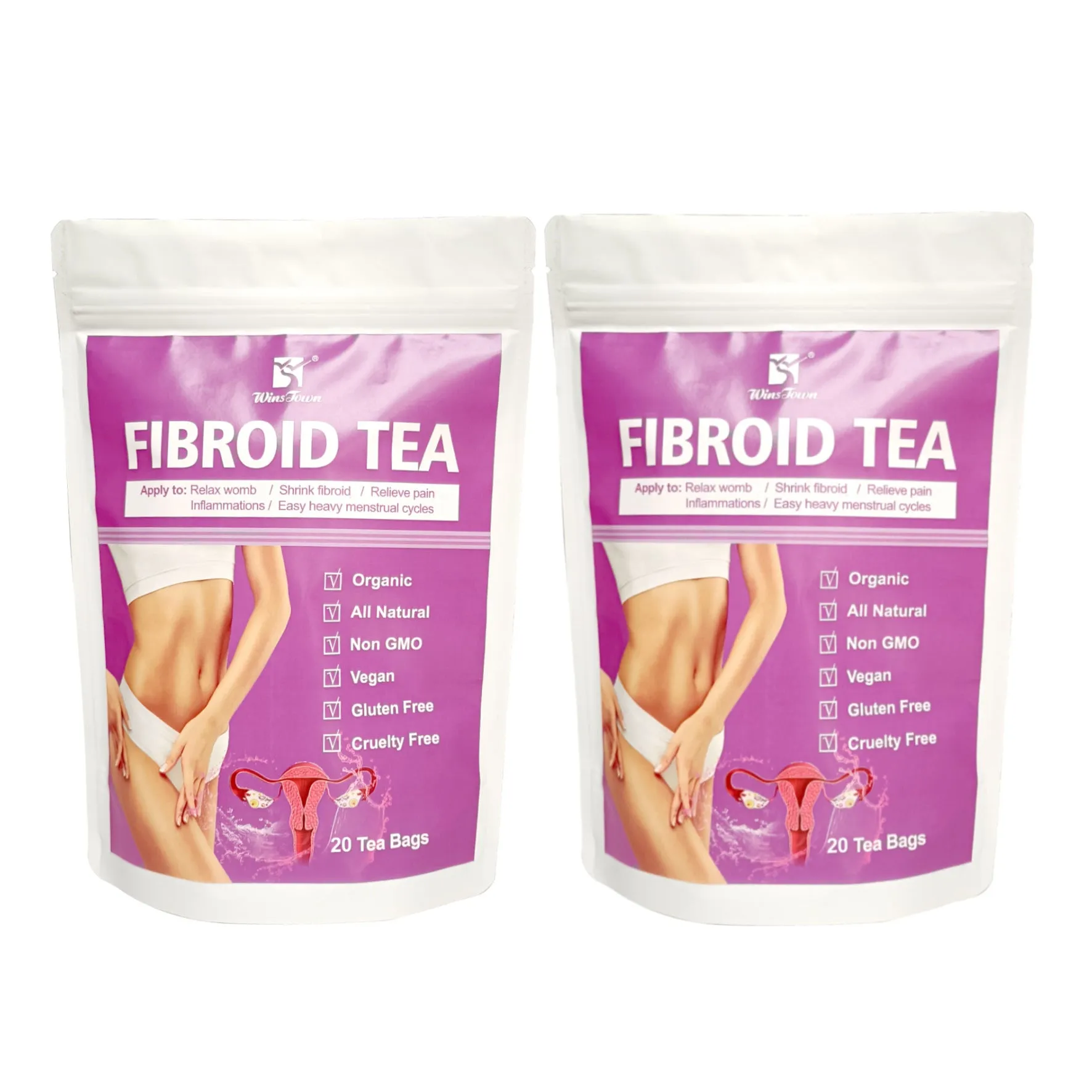 C83 Winstown Fibroid herbal tea bag with sugar for cold extract brewing