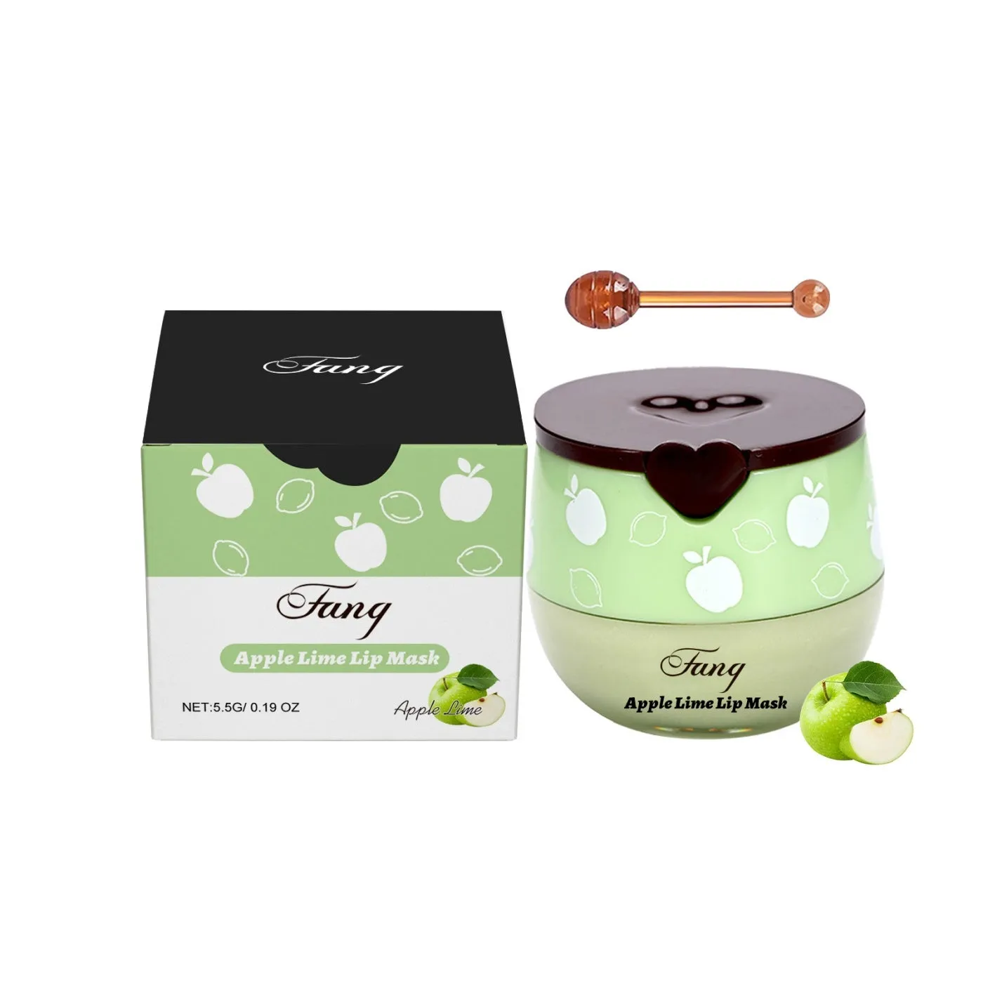 Strawberry Propolis Moisturizing Lip Mask with beeswax and vitamin E in six style options