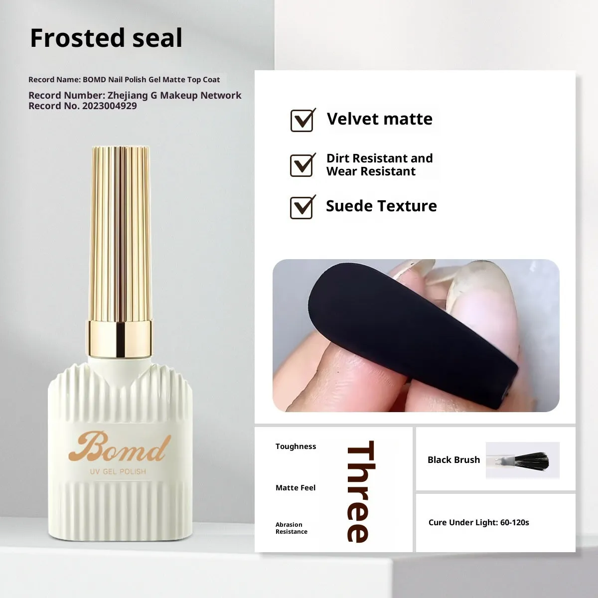 Nail adhesive kit with removable primer and crystal plated seal coat in 15ml bottles