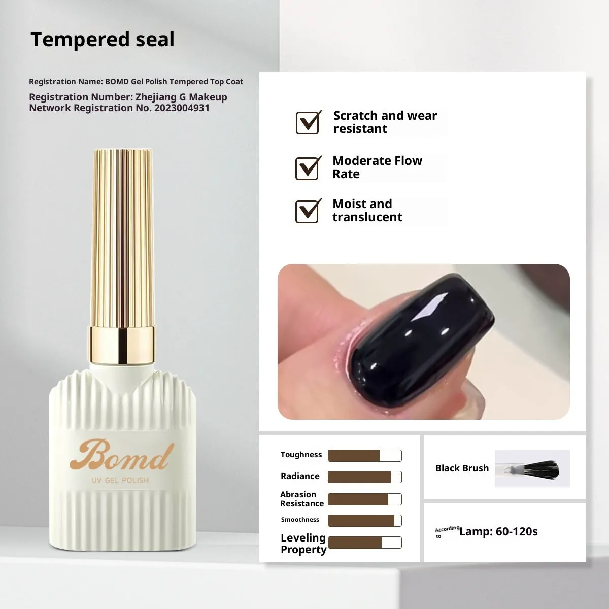Nail adhesive kit with removable primer and crystal plated seal coat in 15ml bottles