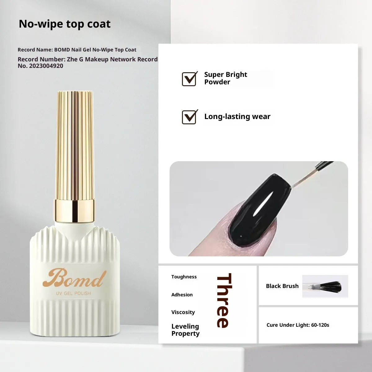 Nail adhesive kit with removable primer and crystal plated seal coat in 15ml bottles