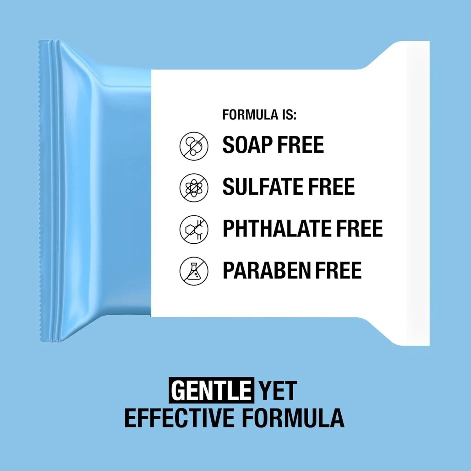 Gentle deep cleansing facial wipes 25 count mild makeup remover wipes for face cleansing pack of 10