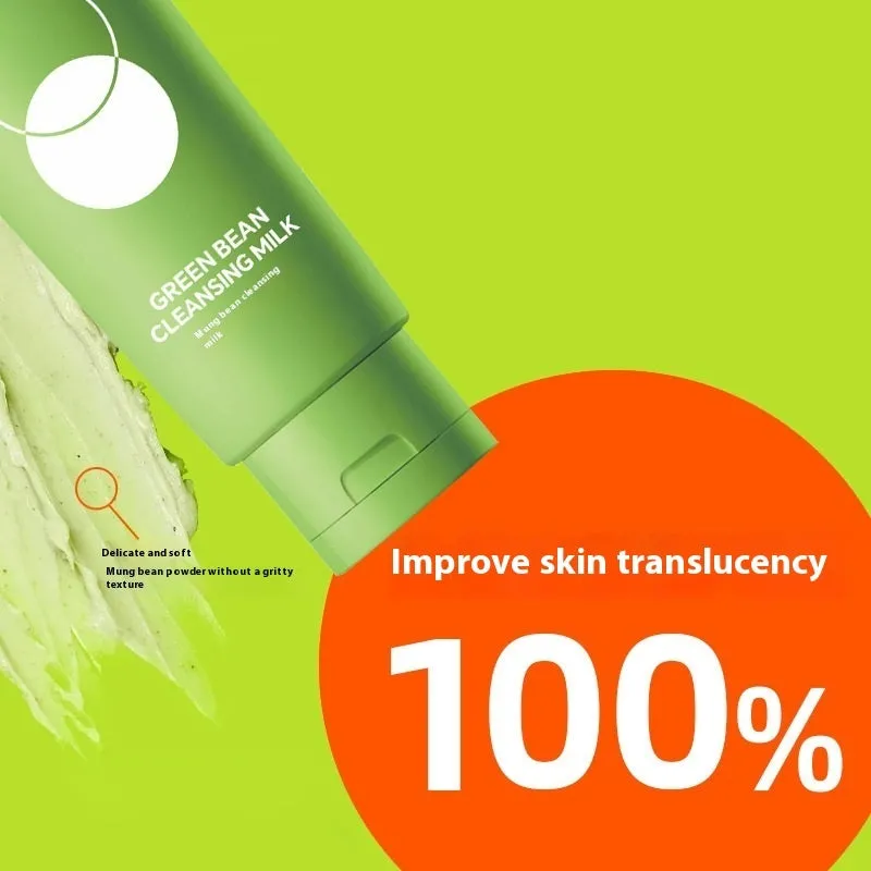80ml tube of Deep Cleansing Mung Bean Facial Cleanser with moisturising formula