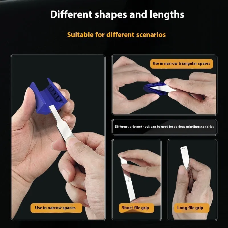 MS series glass polishing file tool for mirror edge finishing and surface polishing