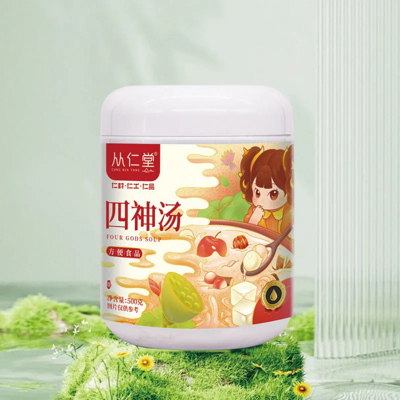 Box of children's spleen strengthening herbal tea with 12 individual 100ml ready-to-drink bags