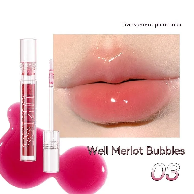 Uiss Star Frozen Crushed Ice Lip Oil in transparent shuiguang finish with 2ml net content