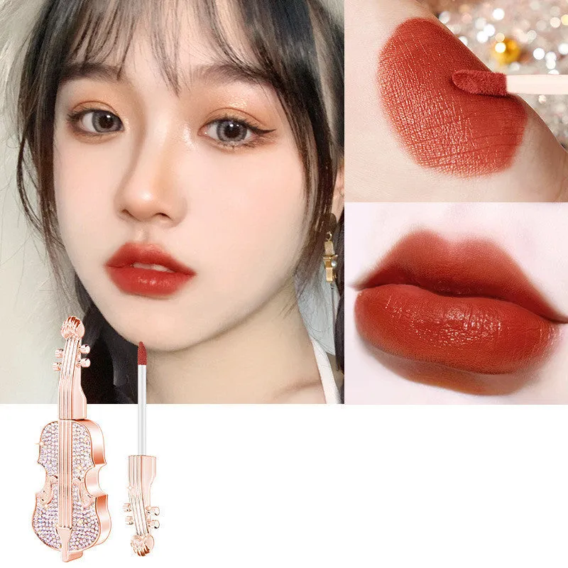 Violin Soft Mist Velvet Air Lip Glaze in five shades with soft matte finish