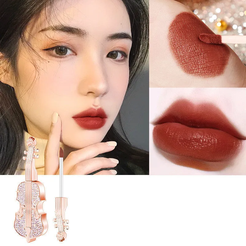 Violin Soft Mist Velvet Air Lip Glaze in five shades with soft matte finish