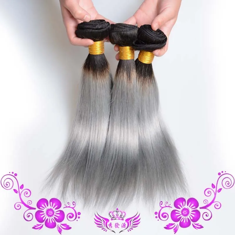 Smoke gray real hair wig with soft silk texture, available in 8 to 30 inch lengths for women