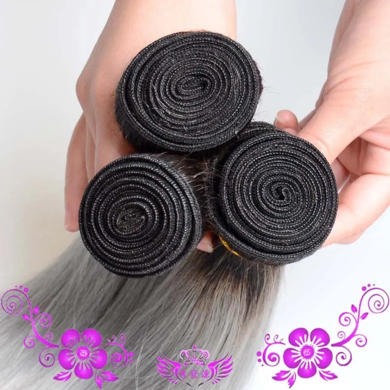 Smoke gray real hair wig with soft silk texture, available in 8 to 30 inch lengths for women