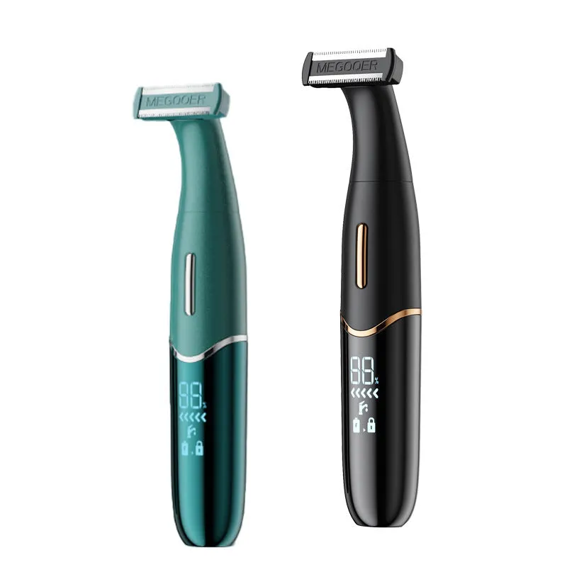 Multifunctional three-in-one electric shaver with USB charging in mysterious black